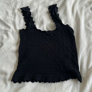 Francesca’s Black Tank Top